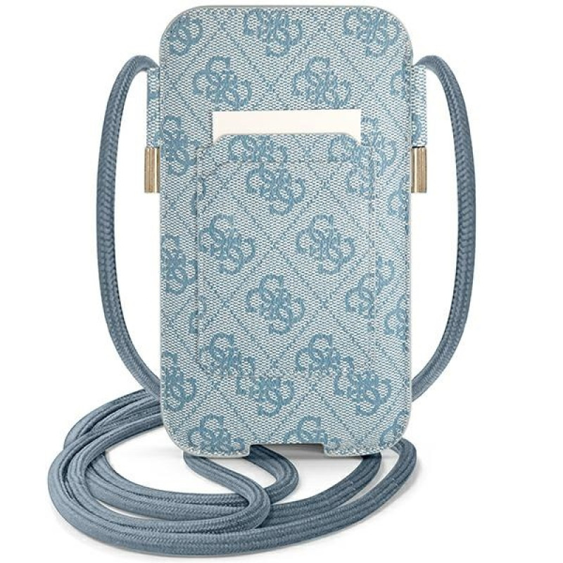 Guess GUPHL4GMGBL 4G Big Metal Logo pevné puzdro na smartfóny 6,7", modré