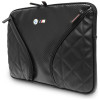 Puzdro na notebook BMW Carbon Pockets & Metal Logo 14", čierne