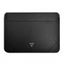 Guess GUCS14PSATLK Saffiano Triangle Logo puzdro na notebook 13/14", čierne