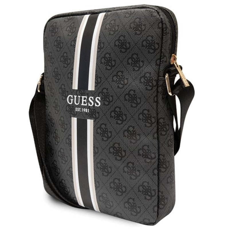 Guess GUTB10P4RPSK 4G Stripes taška na tablet 10", čierna