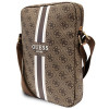 Guess GUTB10P4RPSW 4G Stripes taška na tablet 10", hnedá
