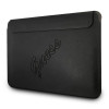 Guess GUCS13PUSASBK Saffiano Script puzdro na 13" notebook, čierne