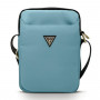 Guess GUTB10NTMLLB Nylon Triangle Logo puzdro na tablet pre tablety do 10,2", modré