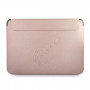 Guess GUCS13PUSASPI Saffiano Script puzdro na 13" notebook, ružové