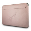 Guess GUCS13PUSASPI Saffiano Script puzdro na 13" notebook, ružové