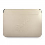 Guess GUCS13PUSASLG Saffiano Script puzdro na 13" notebook, zlaté