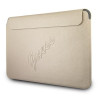 Guess GUCS13PUSASLG Saffiano Script puzdro na 13" notebook, zlaté
