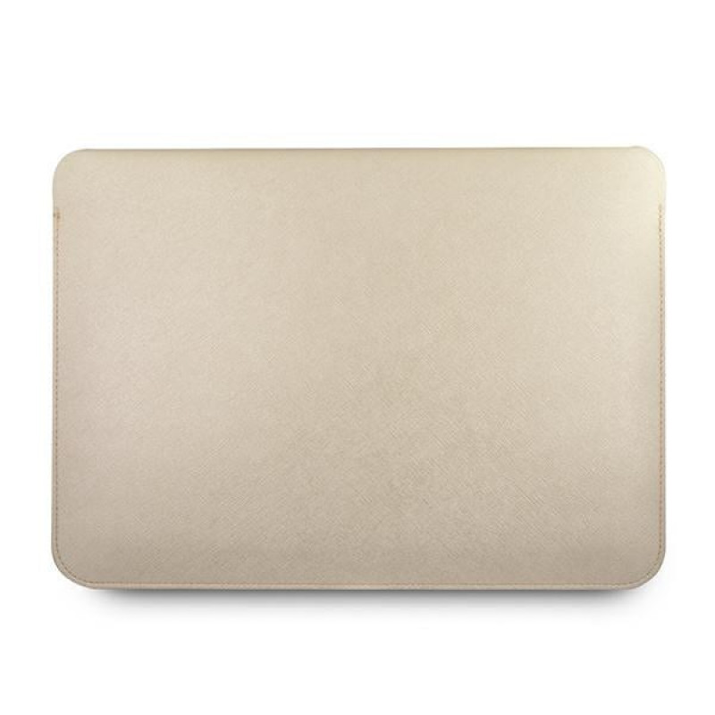 Guess GUCS13PUSASLG Saffiano Script puzdro na 13" notebook, zlaté