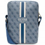 Guess GUTB10P4RPSB 4G Stripes taška na tablet 10", modrá