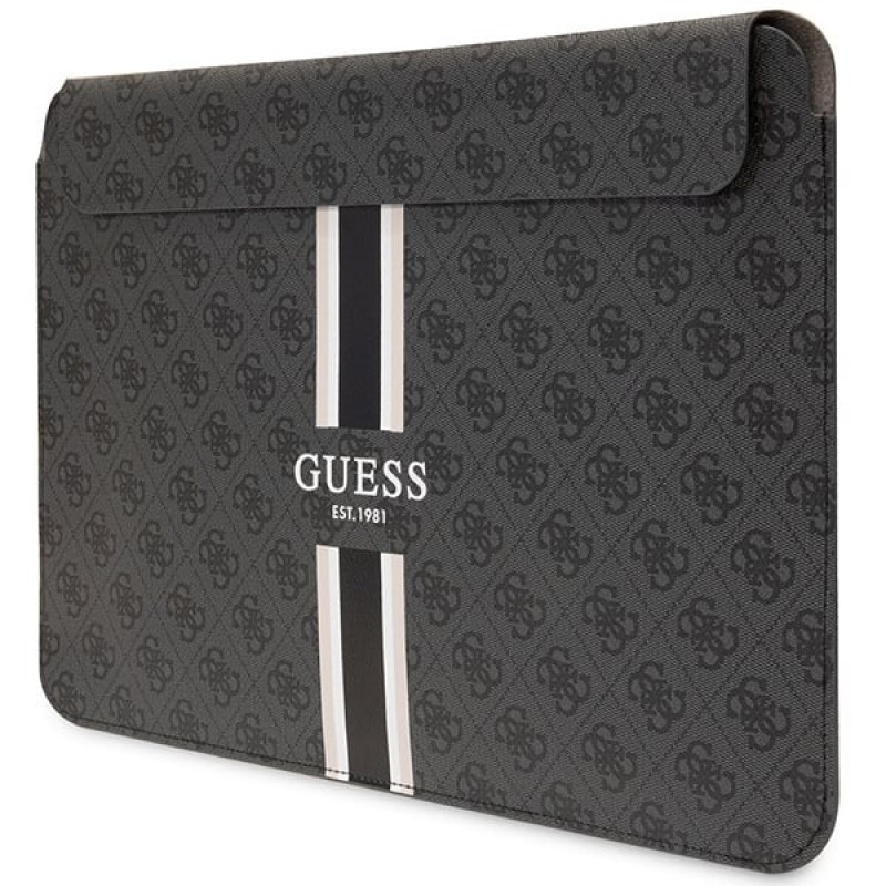 Guess GUCS14P4RPSK puzdro na notebook 14", 4G Printed Stripes, čierne