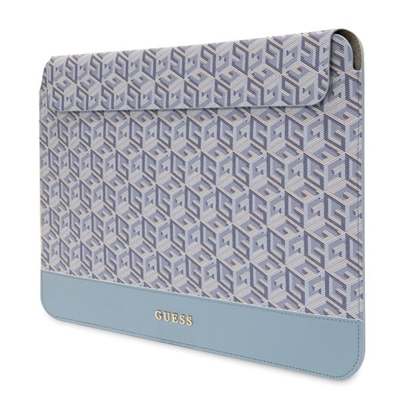 Guess GUCS14HGCFSEB puzdro na notebook 14", GCube Stripes, modré