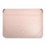 Guess GUCS16PSATLP puzdro na notebook 16", Saffiano Triangle, ružová