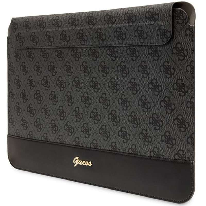 Guess GUCS14PS4SGK puzdro na notebook 14 palcov, 4G Stripe Metal Logo, čierne