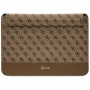 Guess GUCS14PS4SGW puzdro na notebook 14", 4G Stripe Metal Logo, hnedé