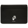 Karl Lagerfeld KLCS14SAKCPMK puzdro na notebook 14", čierne, Saffiano Karl&Choupette