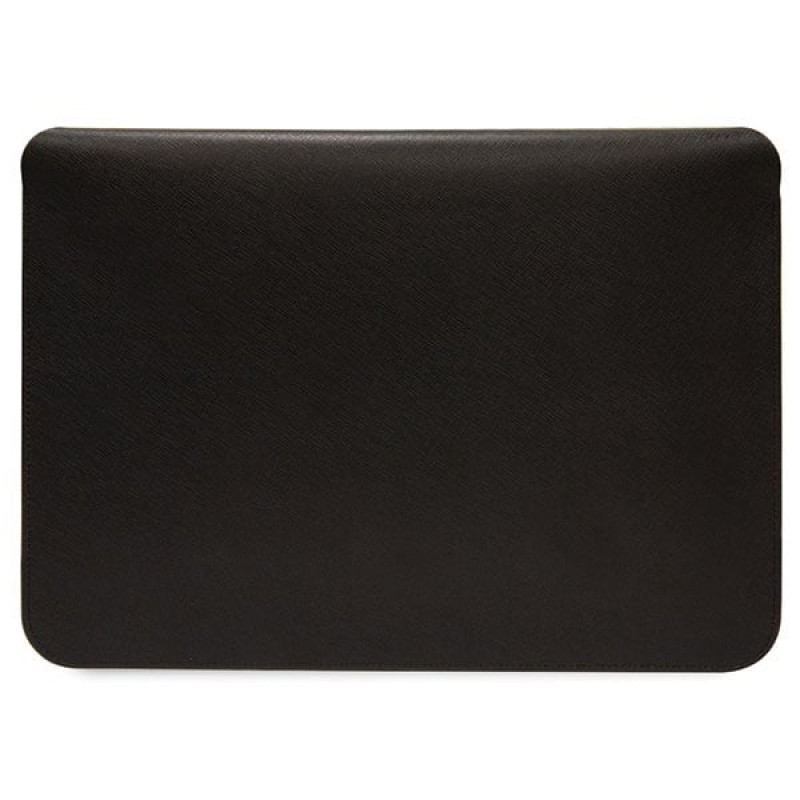 Karl Lagerfeld KLCS14SAKCPMK puzdro na notebook 14", čierne, Saffiano Karl&Choupette