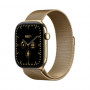 Apple Watch Series 12 GPS + Cellular 46 mm puzdro z titánu Radiant Gold s náramkom Milanese Loop Radiant Gold, M/L