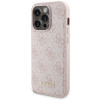 Guess GUBPM5P14L4GEMGP Apple iPhone 14 Pro puzdro na pevné puzdro + 5000 mAh MagSafe powerbanka, 4G Metal Logo, ružová