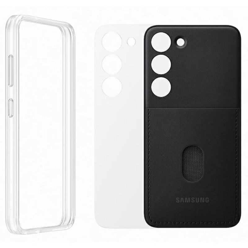 Samsung Galaxy S23 Frame Cover EF-MS911CB, čierny
