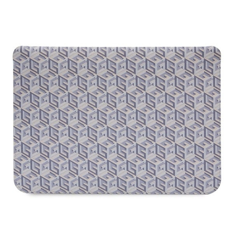 Guess GUCS16HGCFSEB puzdro na notebook do 16", GCube Stripe, modré
