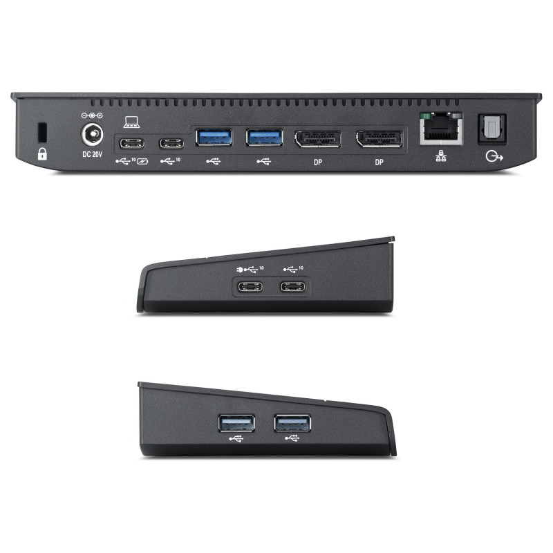 Fujitsu PR09 S26391-F6007-L500 replikátor portov, USB-C, 2 x DP, 120 W