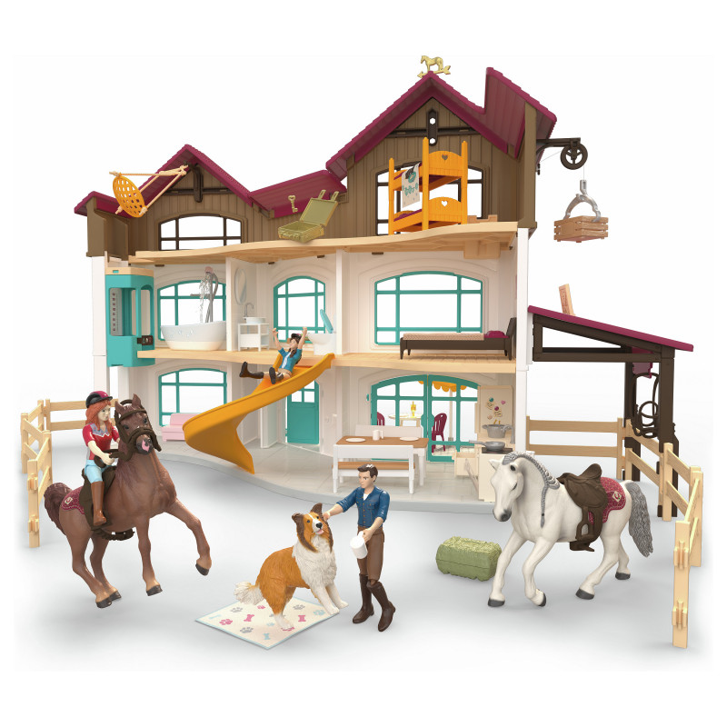 Schleich Horse Club Lakeside Villa & Paddock hracia sada 42785