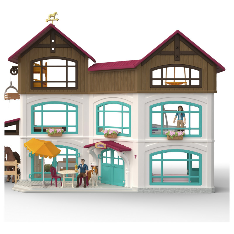 Schleich Horse Club Lakeside Villa & Paddock hracia sada 42785