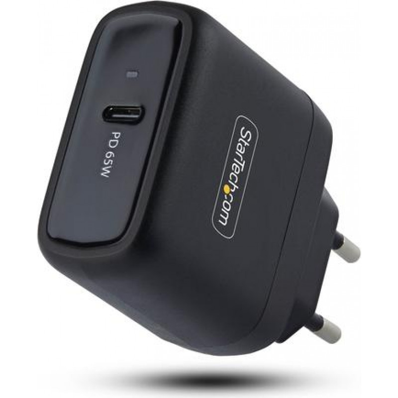 StarTech.com 1065EB-WALL-CHARGER 65 W USB-C GaN nabíjačka na notebook, čierna