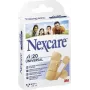 3M Nexcare univerzálne náplasti, 20 zmiešaných prúžkov, telová farba, priedušné a vodoodpudivé, bez latexu (N0320AS)