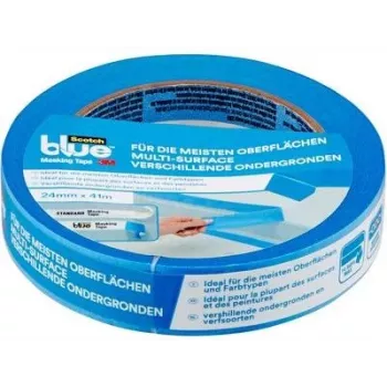 3M ScotchBlue Original Multi-Surface maliarska páska 2090, 24 mm x 41 m, modrá, 14 dní čisté odstránenie, interiér/exteriér 2090DABE24