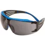 3M SecureFit SF402XSGAF-BLU ochranné okuliare, sivé proti zahmleniu a poškriabaniu, modrý rám, XS