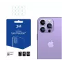 3MK Apple iPhone 14 Pro/14 Pro Max ochrana objektívu - tvrdené sklo a hliníková zliatina, tvrdosť 9H, čierna
