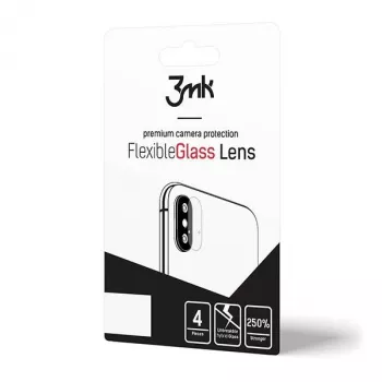 3MK Apple iPhone X/XS FlexibleGlass sklo na objektív fotoaparátu (4 PSC)