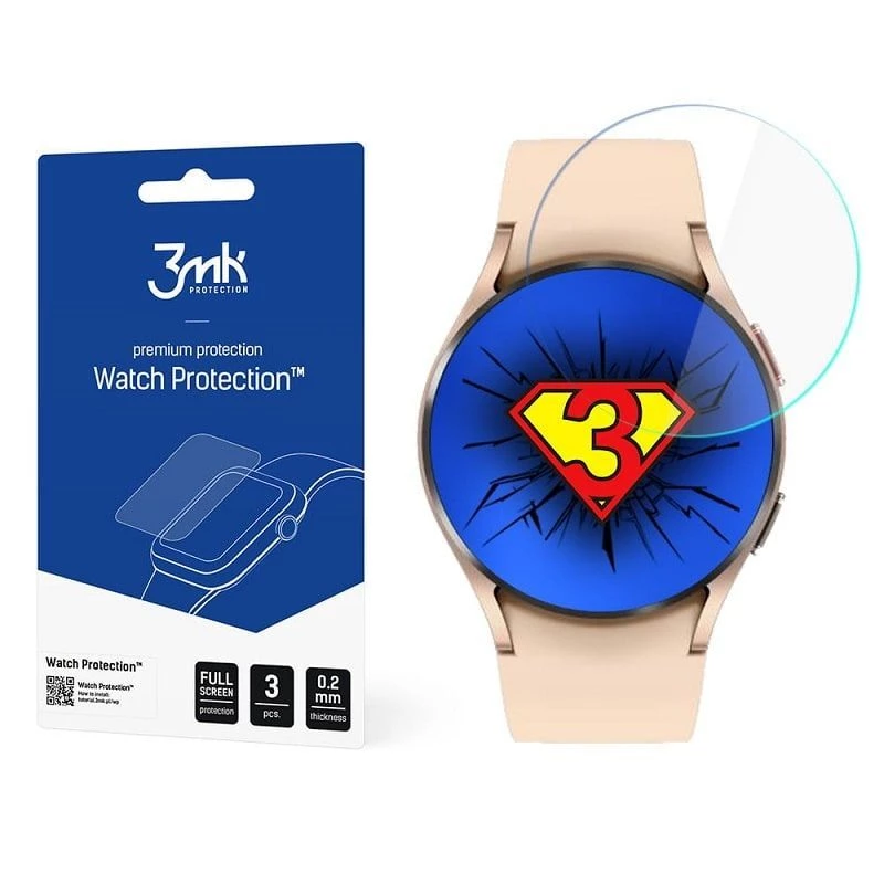3MK FlexibleGlass Lite Ochranná fólia displeja pre Samsung Galaxy Watch 4 40mm