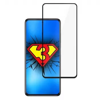 3MK Hard Glass Max Lite ochranná fólia displeja pre Xiaomi Poco X3 NFC / Poco X3 Pro - čierna