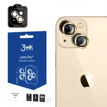 3MK iPhone 14 Pro Max Lens Protection Pro zlatá