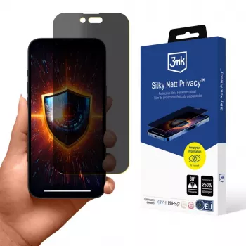 3MK Silky Matt Privacy matná ochranná fólia pre iPhone 14 Pro