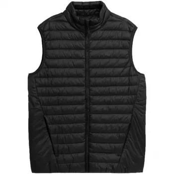 4F pánska prešívaná vesta M062 Deep Black 4FAW23TVESM062 20S M