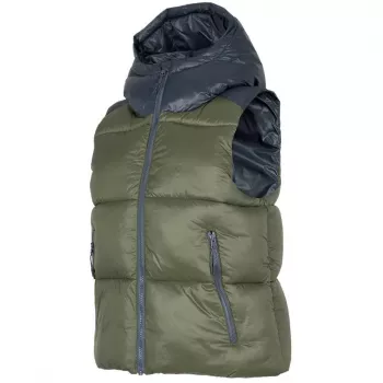 4F dámska khaki prešívaná vesta H4Z22 KUDP004 43S veľkosť M