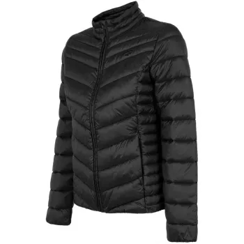 4F dámska prešívaná bunda H4Z22 KUDP002 20S Deep Black