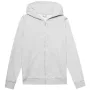 4F dámska mikina F0956 Cool Light Gray Melange veľkosť S