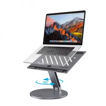 4smarts ErgoPro stojan na notebook/tablet (sivý, hliník, skladací, 10-17 palcov)