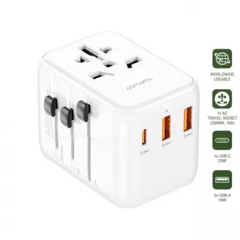 4SMARTS Nomad World cestovný adaptér 20W