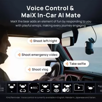 70mai Dash Cam 4K Omni X800 čierna