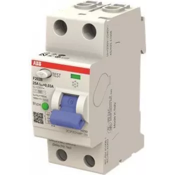 ABB F202B-1603 Typ B prúdový chránič, 2-pólový, 16 A, 30 mA, 230/400 V AC 2CSF202568R1160