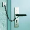 ABUS ABTS21540 dverová reťazka s bezpečnostným krúžkom, poniklovaná oceľ, 215 mm