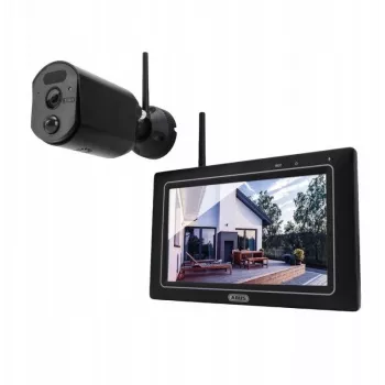 ABUS EasyLook BasicSet bezdrôtový kamerový systém - 7-palcový monitor + 1 IP66 kamera, infračervené nočné videnie, 2,4 GHz