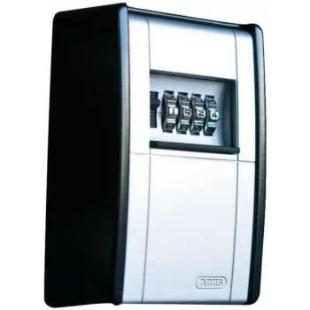 ABUS KeyGarage 787 kľúčová schránka – čierna/strieborná – kov – 4-miestna kombinácia – 80 x 45 x 120 mm