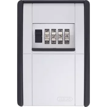 ABUS KeyGarage 787 kľúčová schránka – čierna/strieborná – kov – 4-miestna kombinácia – 80 x 45 x 120 mm