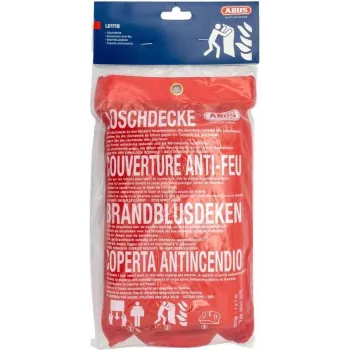 ABUS LD1118 Hasiaca deka 100 x 100 cm sklolaminát červená DIN EN 1869:2001 86672